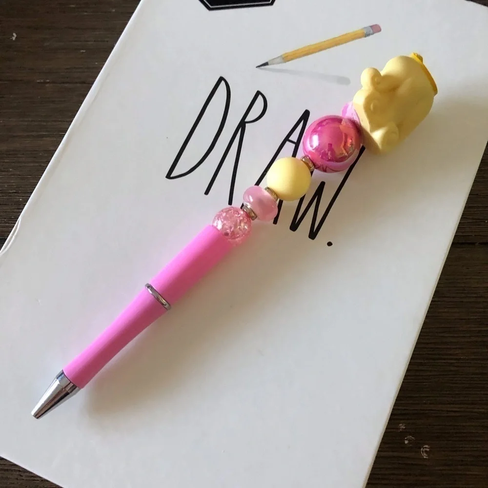 Disney Doorables: Sleeping Beauty: Aurora ballet dress handmade beaded pen